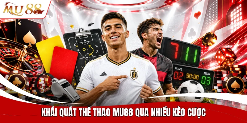 Khái quát thể thao MU88 qua nhiều kèo cược